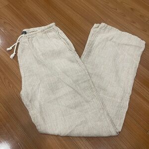 Brandy Melville Striped Linen Pants